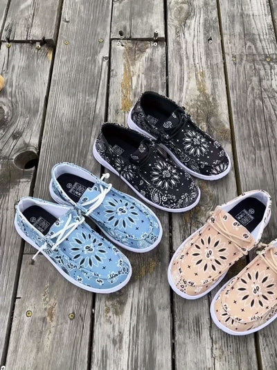 Éva™ | Mocassins à Motifs Singuliers