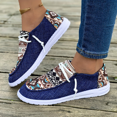 Roxane™ | Mocassins à Motifs Audacieux