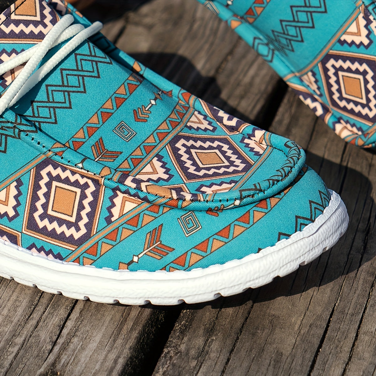 Juliette™ | Mocassins Motifs Graphiques