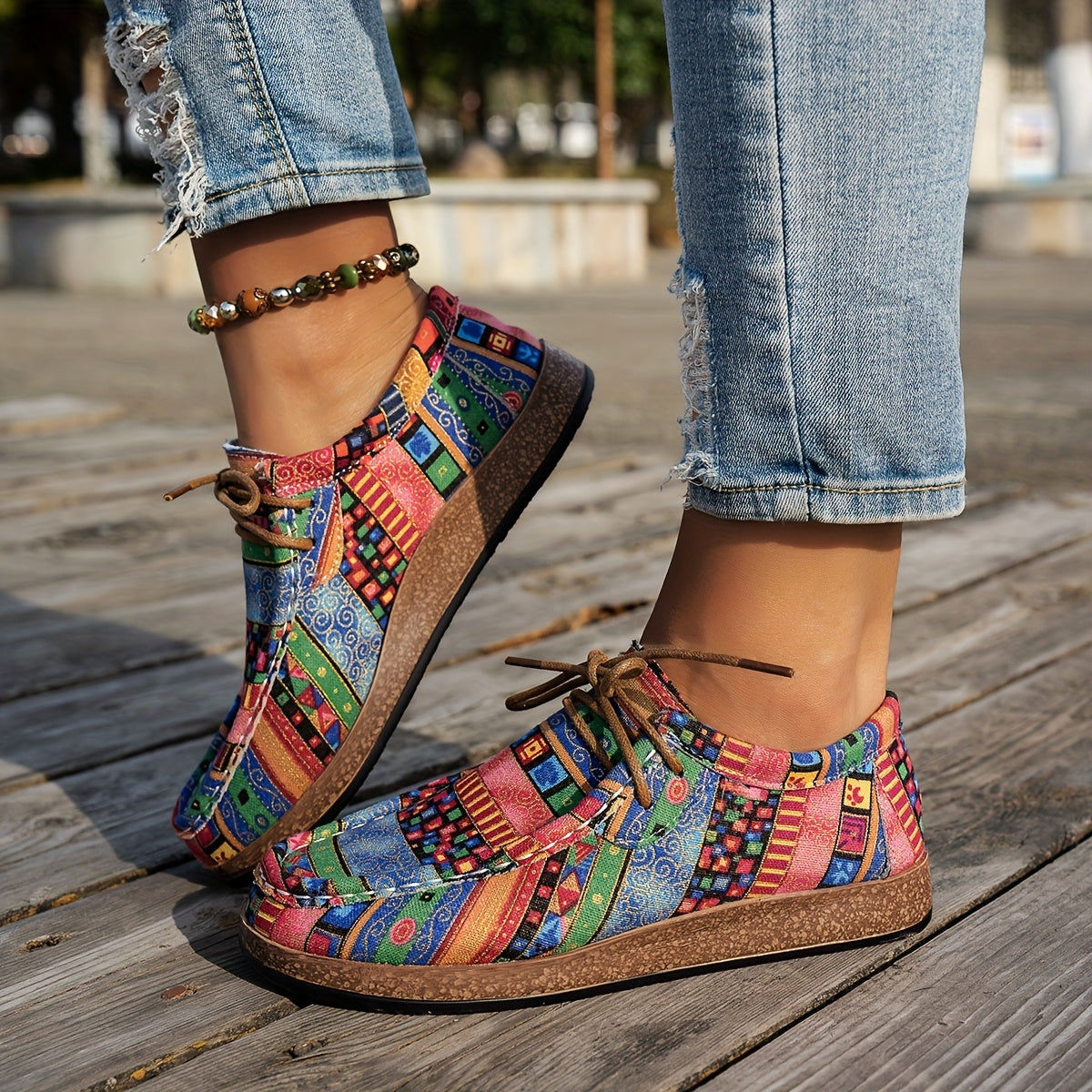 Élise™ | Chaussures Retro Colorées