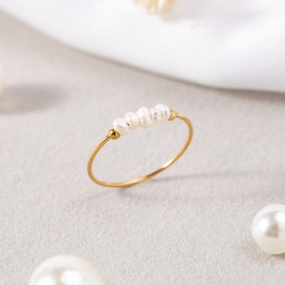 Adèle™ | Bague Chic Dorée