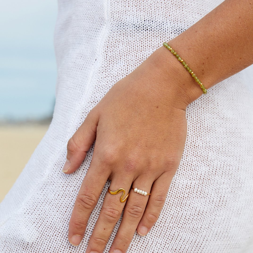 Adèle™ | Bague Chic Dorée