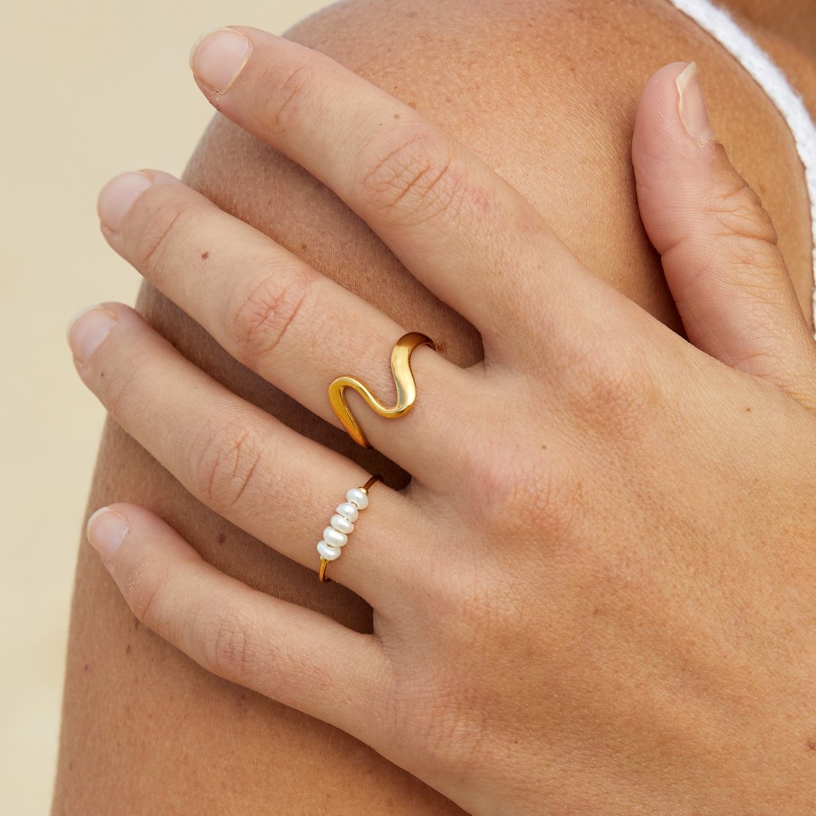 Adèle™ | Bague Chic Dorée