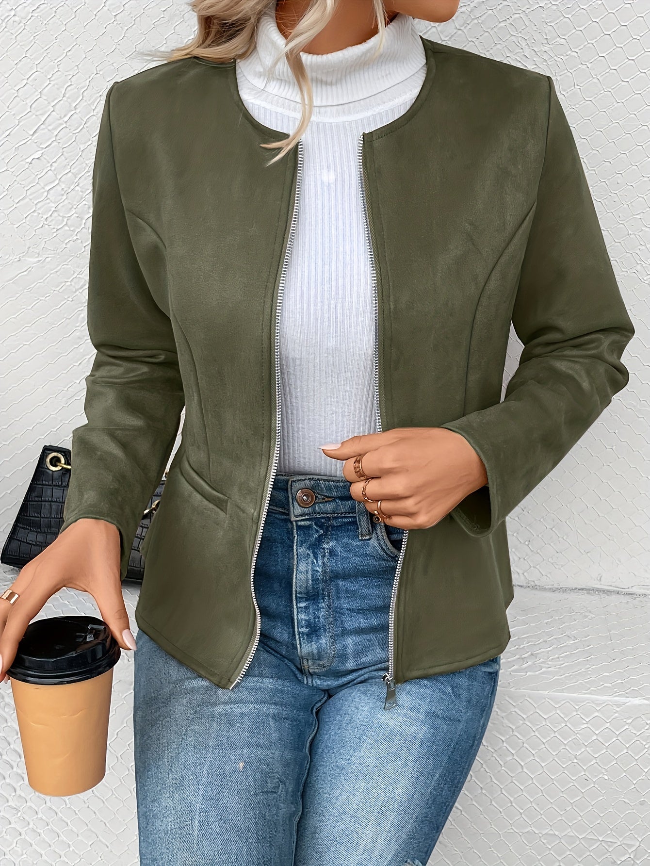 Élise™ | Blouson Cuir Urbain