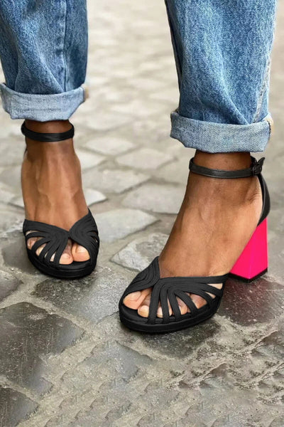 Adèle™ | Escarpins Bicolores Élégants