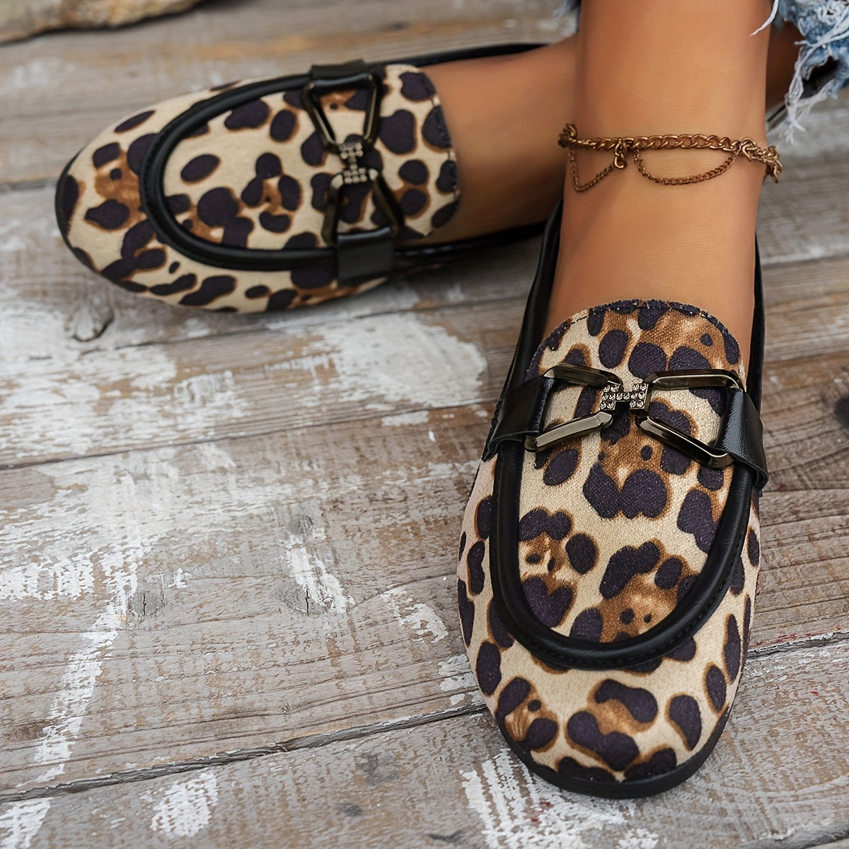 Sarah™ | Mocassin Léopard