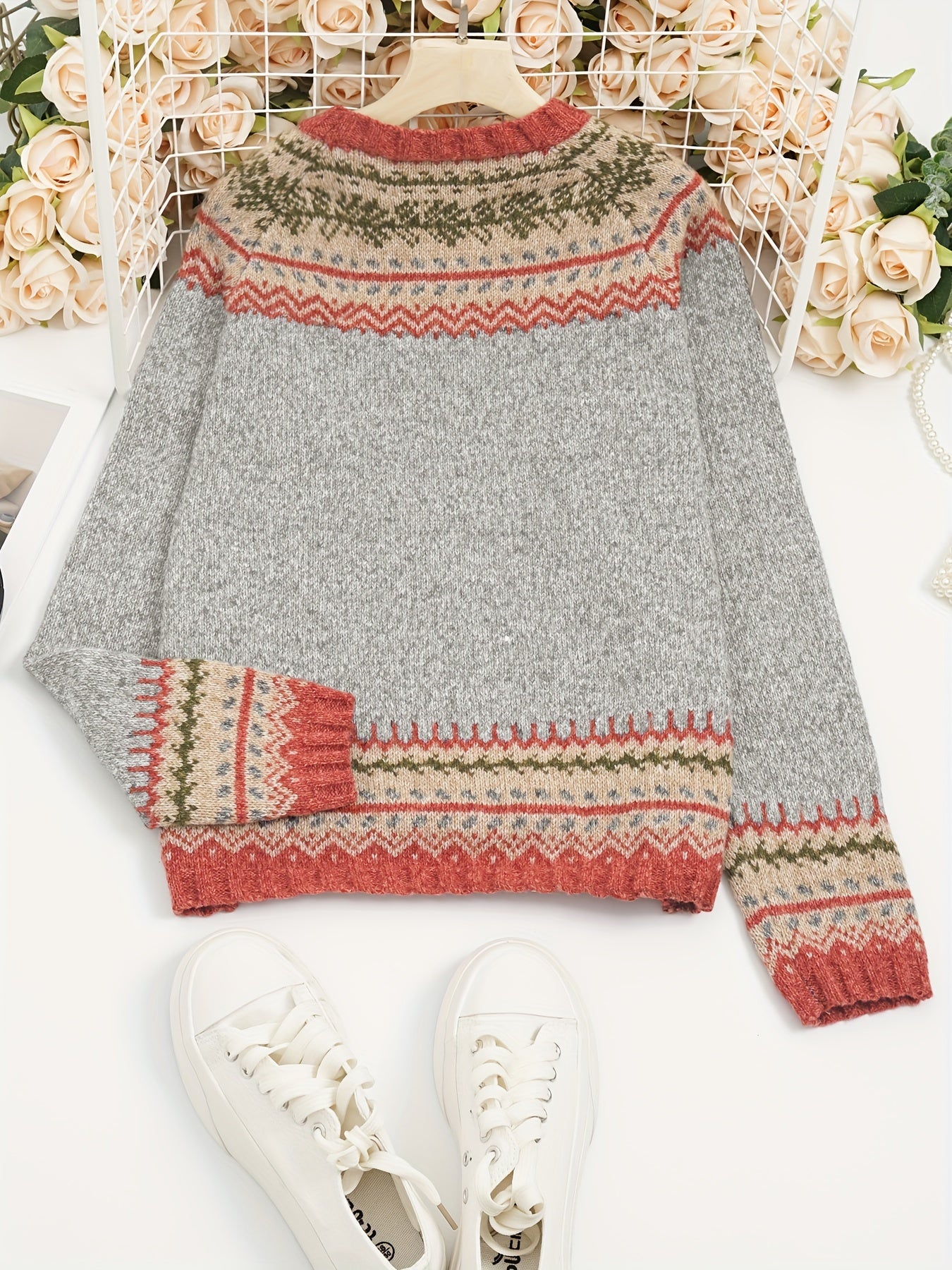 Rosalie™ | Pull Col Rond Scandinave