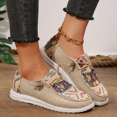 Alizée™ | Mocassins à Motifs Bohèmes