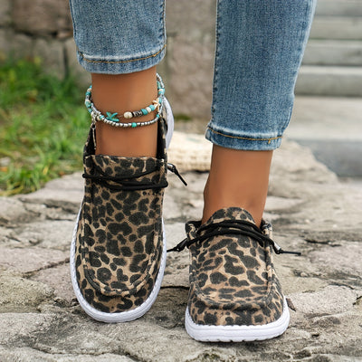 Élodie™ | Mocassins Léopard Élégants