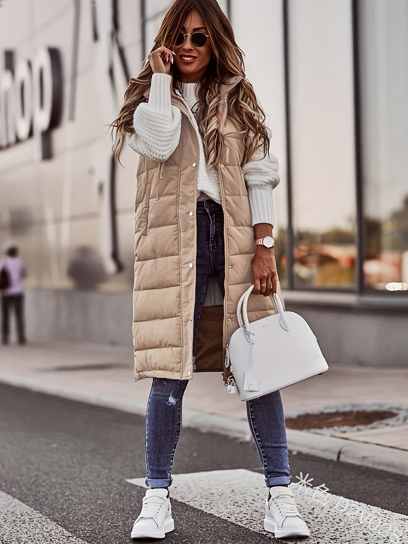 Camille™ | Bodywarmer Élégant Matelassé