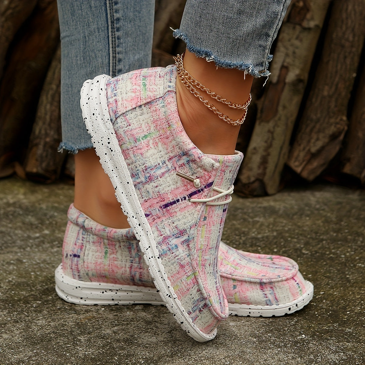 Chloé™ | Mocassins à Motifs Généreux