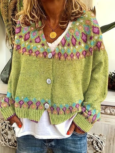 Margaux™ | Gilet Maille Coloré