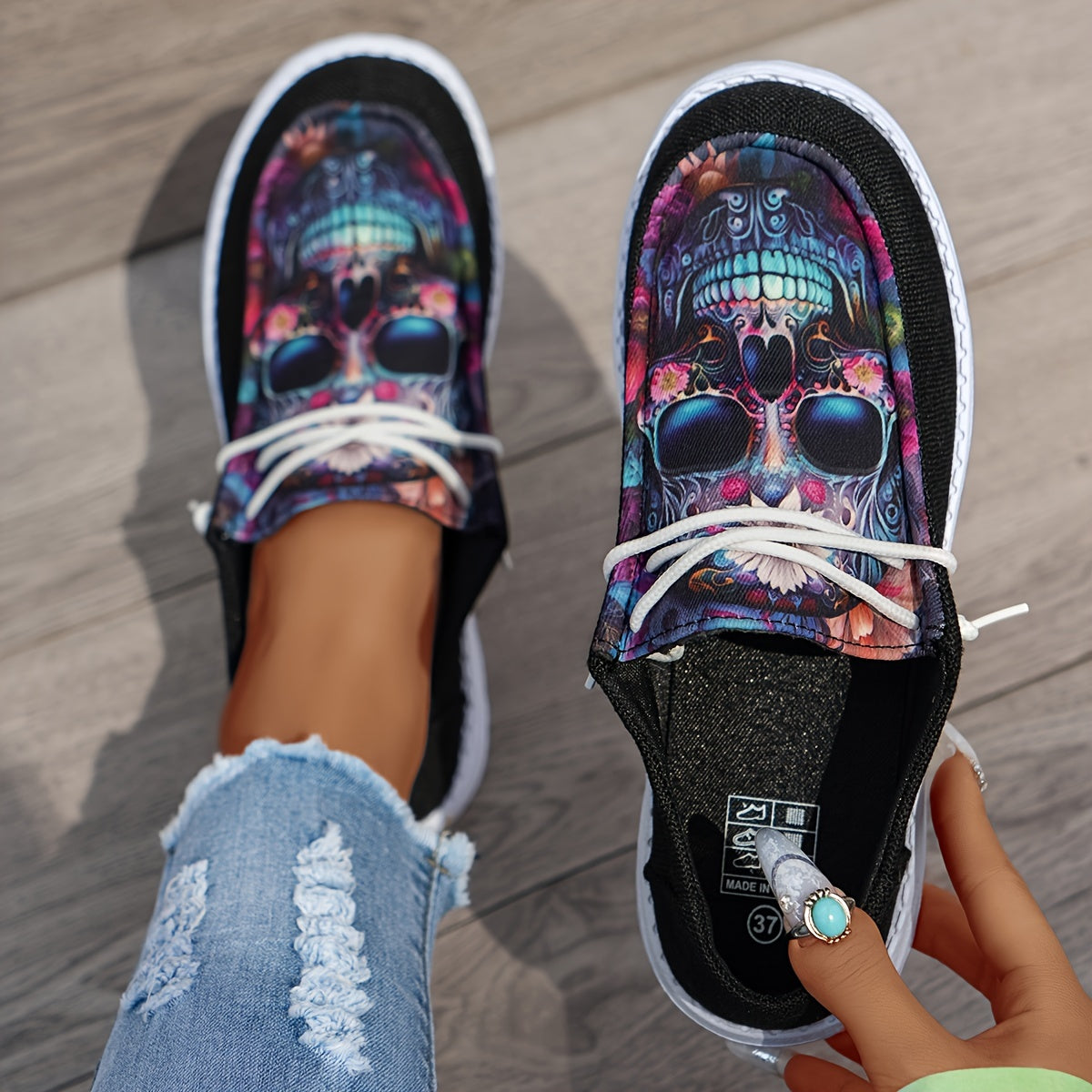 Valérie™ | Mocassins Style Patchwork