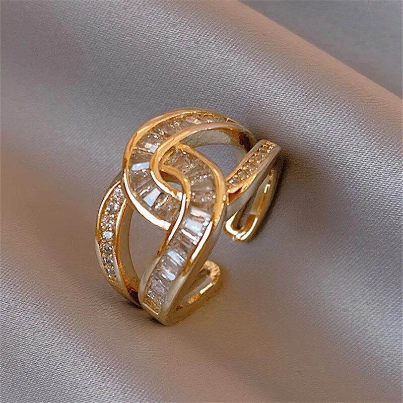 Clara™ | Bague Minimaliste Dorée