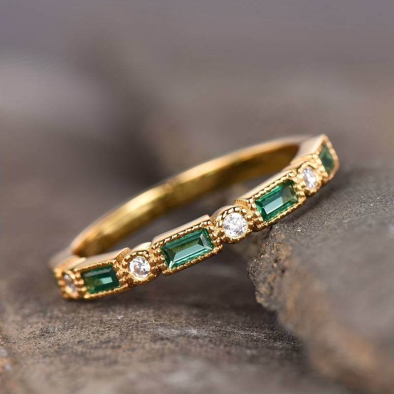 Mia™ | Bague en or avec pierres colorées