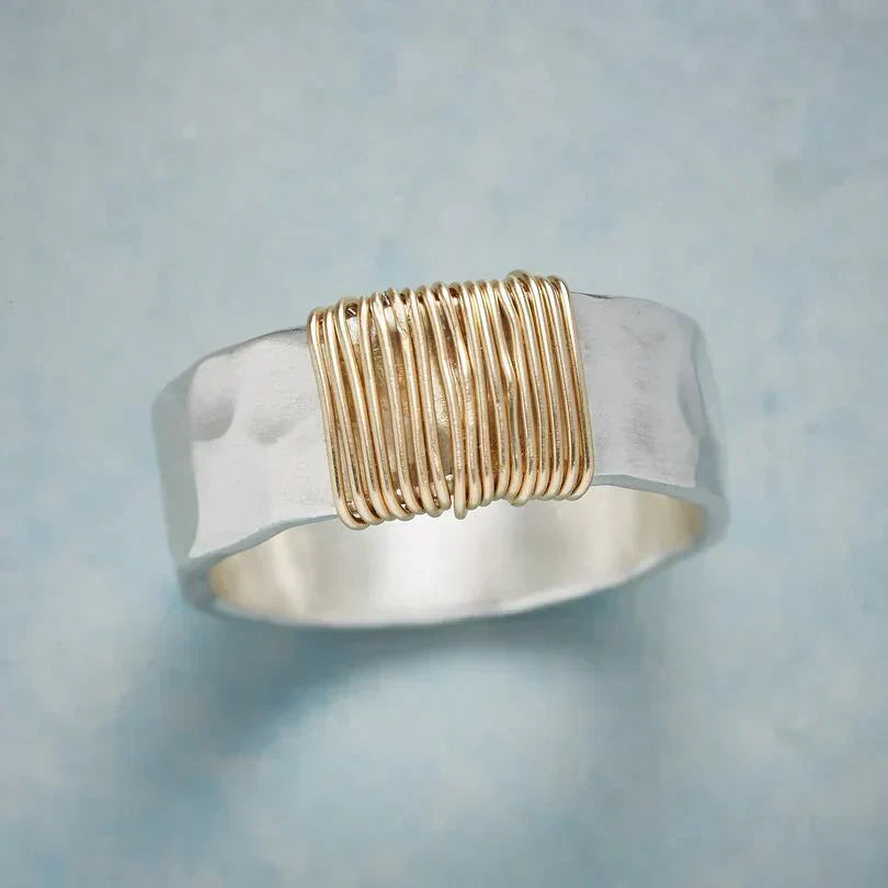 Aria™ | Bague Bohème Or