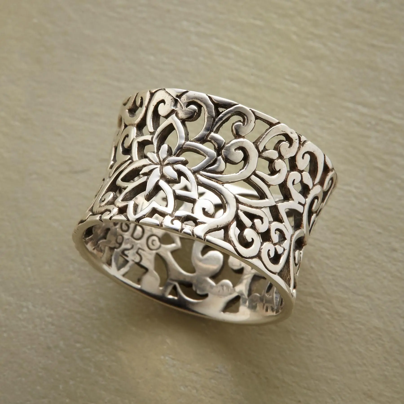 Émilie™ | Bague Argent Brillante