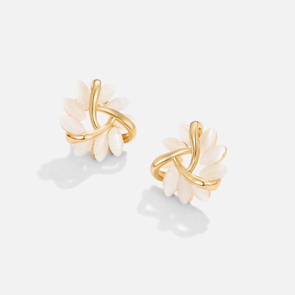 Fleur™ | Boucles d'oreilles chic en zircone