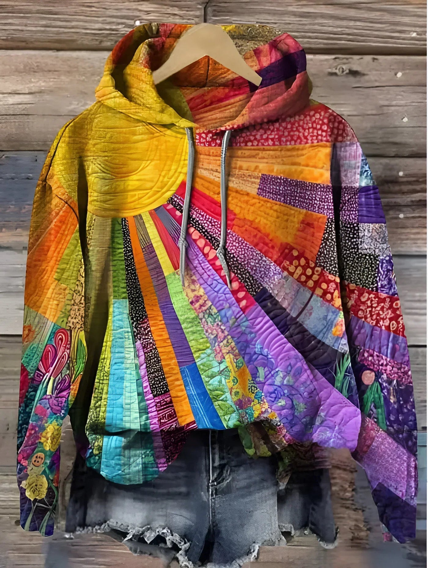 Erica™ | Sweat à capuche coloré Sun