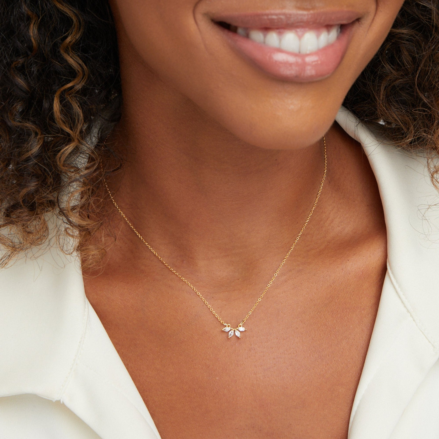 Ava™ | Collier Charme Doré