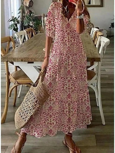 Luna | Robe bohème décontractée à la coupe flatteuse